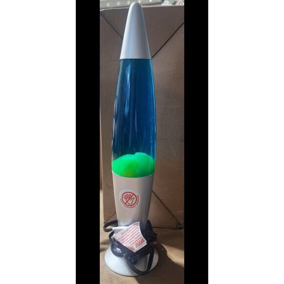 Lava Lite 2124 Classic 16.5-Inch Lava Lamp Yellow/Blue - Picture 1 of 4